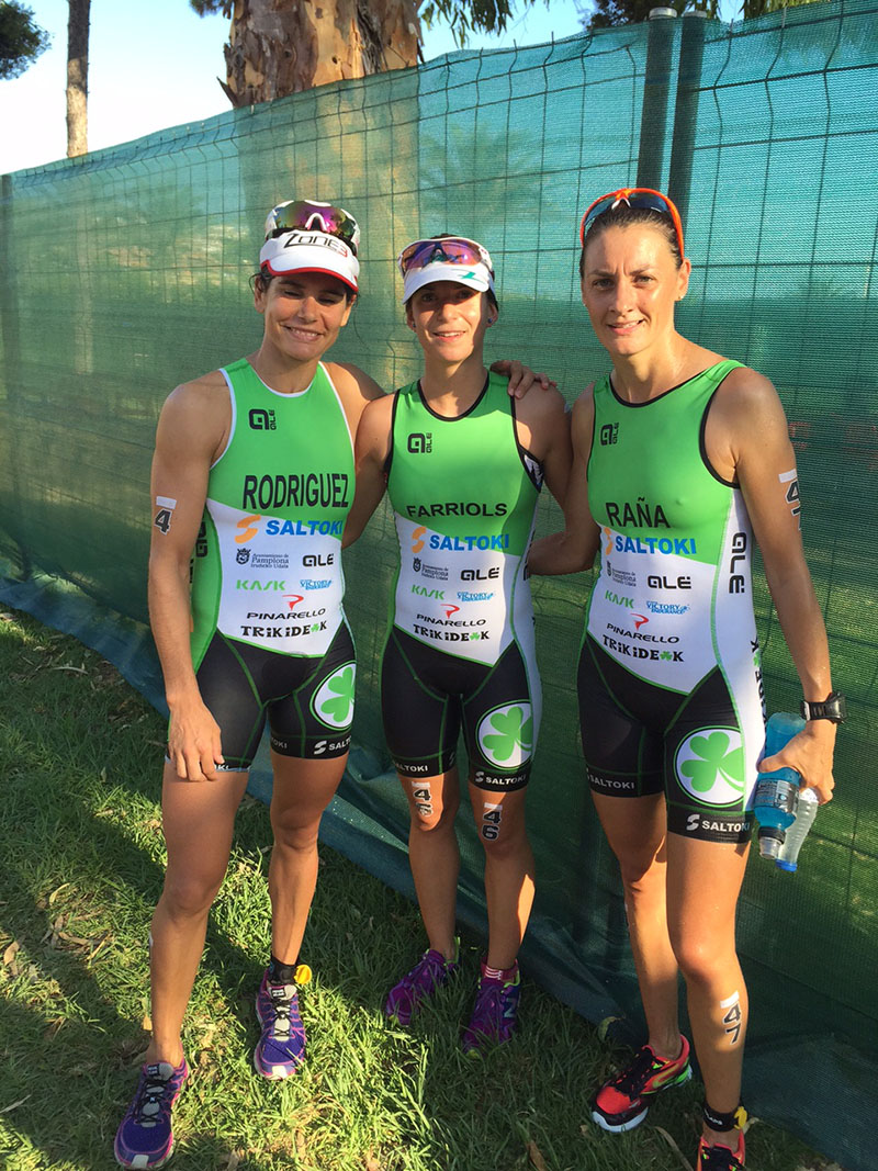 Nuria Rodriguez en el &quot;Top Ten&quot; del Campeonato de Espa&ntilde;a de Triatl&oacute;n Ol&iacute;mpico